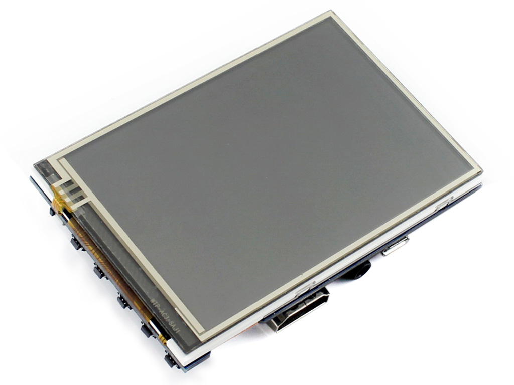 3,5-Zoll-Widerstandstouchscreen-LCD, 480×320, HDMI, IPS, Unterstützung für verschiedene Geräte und Systeme